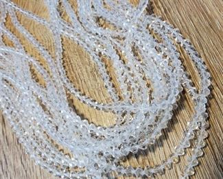 Rock Crystal Faceted 16" Strands - X 11 5MM