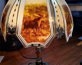 Vintage Ok Lighting Moose Touch Lamp
