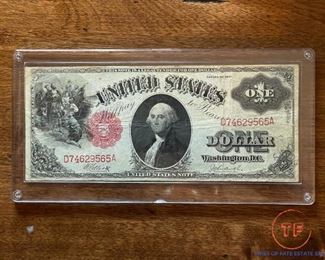 1917 Horse Blanket Dollar Bill