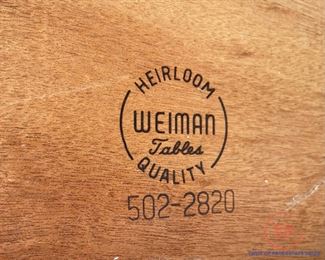 Vintage Weiman Tables Lighthouse Style Display Curio Cabinet