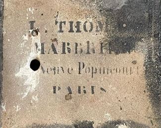 Antique French Figural Scholar Mantel Clock