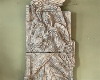 Large Angel Wall Relief after ALBRECHT DURER