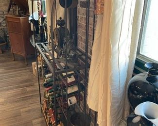 Vintage Cast Iron Bakers Rack