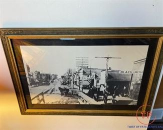 Antique Photo Downtown Papillion, Ne