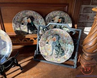 French Majolica Gien Rambouillet Dessert / Salad Plate(s)