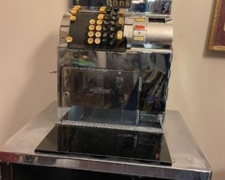 1940's Chrome Tombstone National Cash Register