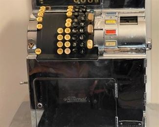 1940's Chrome Tombstone National Cash Register