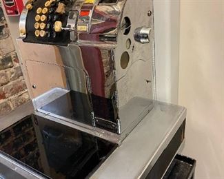 1940's Chrome Tombstone National Cash Register