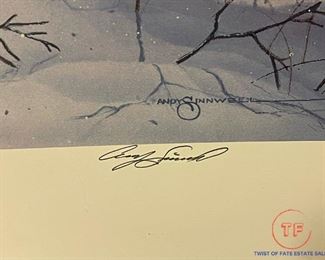 Signed Artist Proof "Passing the Buck" Budweiser Advertisement 