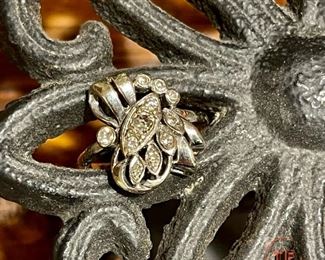 Custom 14K Gold and Diamond Ring