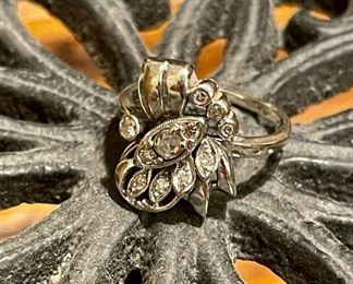 Custom 14K Gold and Diamond Ring