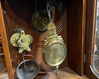 Antique Pendulum Mantel Clock