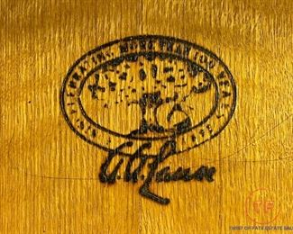 A A Laun Arts & Crafts Sofa Table With 3 Drawers