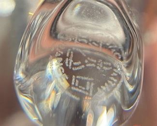 BACCARAT Crystal Labrador Dog Figurine