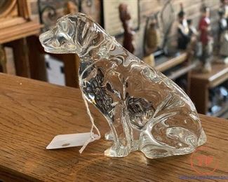WATERFORD Crystal Labrador Dog Figurine
