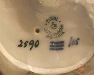 1920’s ROYAL COPENHAGEN Faun with Puppy Dog Figurine No. 2823