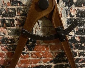 Oversized Woodworking Compass Wall Hanger / Art