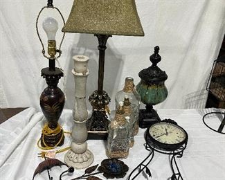 Lamps, Clock Decor