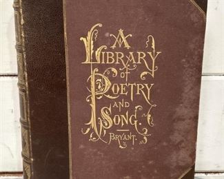 A Library of Poetry & Song, William Cullen Bryant