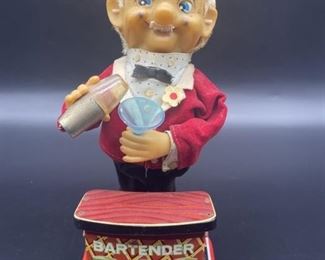 Vintage Rosko Tin Toy: Bartender