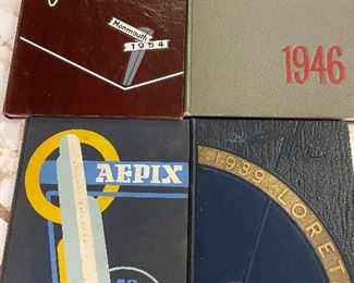 Vintage yearbooks 