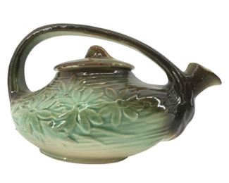 Vintage Signed McCoy Ceramic Pottery Teapot