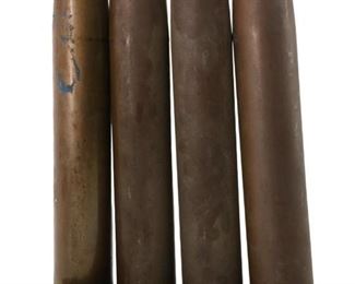 Antique Brass Artillery Shells Trench Art Vase