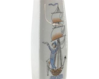 Raymond Peynet Rosenthal Porcelain Sailor Vase