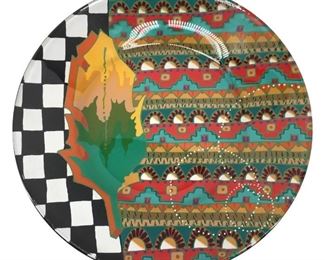 Signed Handpainted Dolores Littles Art Plate