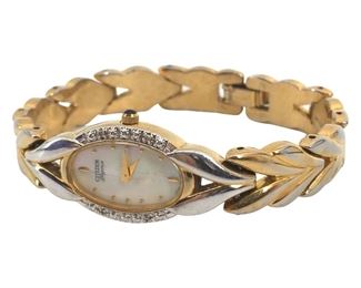 Citizen's Mother of Pearl Inlaid Gold Toned Watch