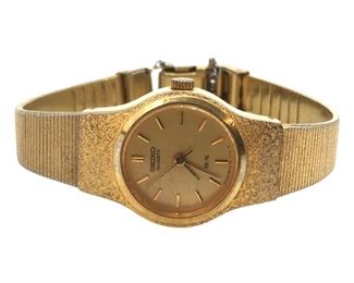 Gold Toned Woman's Seiko Watch