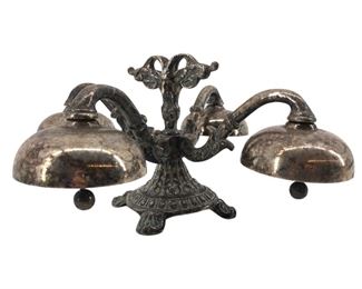 Vintage Victorian Style Metal 4 Bell Decor