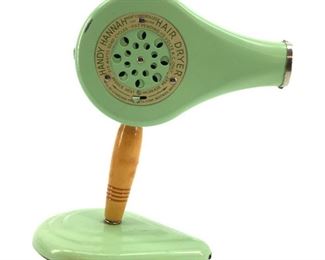 Mid Century Modern Mint Handy Hannah Hair Dryer