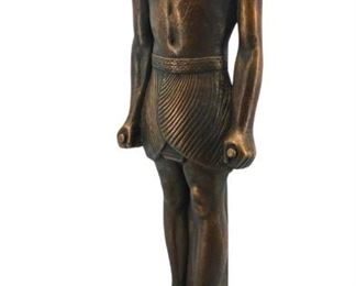 Signed Ceramic Egyptian Toscano Antinous Sculpture