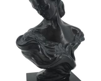 Signed Heath Mother and Child Austin Sculpture