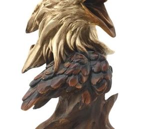 Vintage Ceramic Screeching Eagle Art