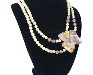 Vintage Signed Sanela Agot Necklace