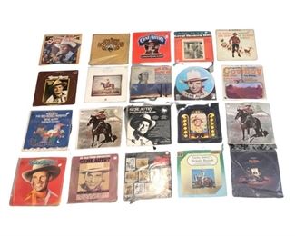 23pc. Gene Autry Record Album Collection