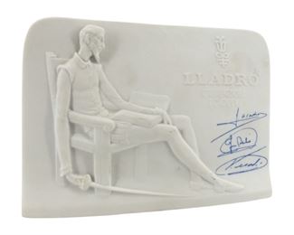 Signed Porcelain Lladro Collector's Society Figure