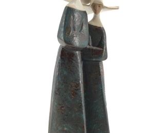 Vintage Lladro Porcelain "Nuns" Sculpture