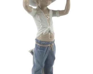Nao Lladro "Little Cowboy Boy" Sculpture