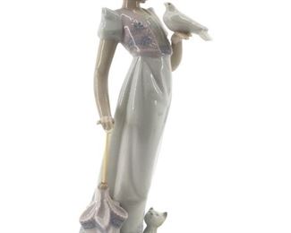 Lladro "Summer Stroll" Porcelain Figure