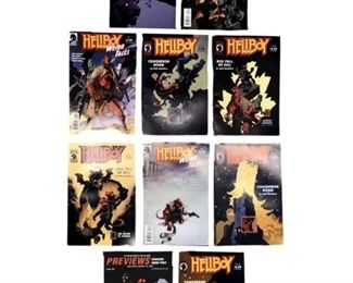10pc. Vintage Hellboy Comic Books