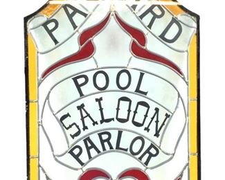 Vintage Glass Packard Pool Salon Parlor Mosaic