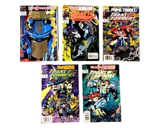 5pc. Transformers Gen 2 Comic Books