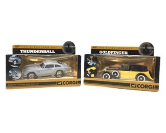 2pc. 007 The Director's Cut Corgi Model Cars