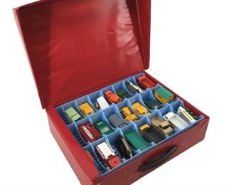 Vintage 32pc Lesney (+Gray Wheels) Cars in Case