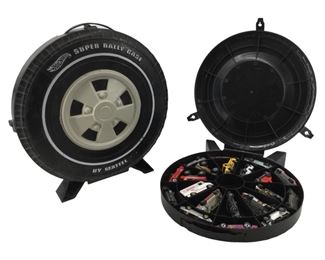 42pc. Hot Wheels Collection w/ 2 Super Rally Cases