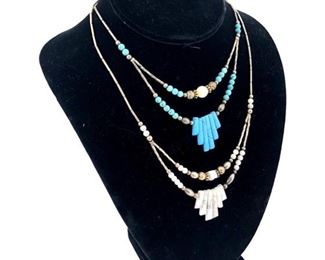 2pc. Vintage Native American Silver Jewelry