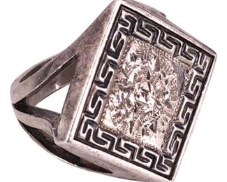 Vintage Tenchi Sterling Silver Ring